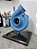 Expositor Turbina Garrett .50 + Base Fibra Carbono - Azul - Imagem 1