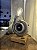 Luminária Turbina Fria Holset + LED Filamento 4w 2200k + Base Madeira - Imagem 2