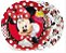 PRATO RED MINNIE 18 CM VERMELHA -REGINA - Imagem 1