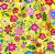 Tnt Estampado Metro - Flores Chita Amarelo - Imagem 1