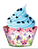 PORTA CUP CAKE ARDIM DAS BORBOLETAS - Imagem 1