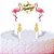 TOPPER PARA BOLO FLAMINGO FESCOLOR - Imagem 1