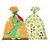 SACOLA PLASTICA DINO BABY PCT C/8 UN - FESTCOLOR - Imagem 1