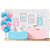 Kit Festa Chá Revelação Azul e Rosa - 62 Itens - Festcolor - Imagem 1