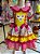 Vestido Junino Floral Com Detalhe Amarelo - Imagem 3