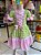 Vestido Junino Xadrez Com Detalhe Rosa - Imagem 3
