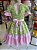 Vestido Junino Xadrez Com Detalhe Rosa - Imagem 4