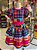 Vestido Junino Xadrez Colorido - Imagem 3