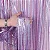 Cortina Decorativa Holográfica Lilas – 1 x 2 m - Imagem 1
