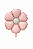 Balão Metalizado Flor Margarida – 47,5 x 59,5 cm – 1 unidade – Rosa - Imagem 1