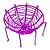Bandeja Teia Halloween Roxo – 1 Unidade - Imagem 1