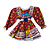 Vestido Junino Infantil Tamanho 01 - Imagem 1