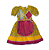 Vestido Junino Infantil Tamanho 12 ao 16 - Imagem 4