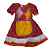 Vestido Junino Infantil Tamanho 12 ao 16 - Imagem 7
