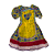 Vestido Junino Infantil Tamanho 12 ao 16 - Imagem 1