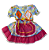 Vestido Junino Infantil Tamanho 03 e 04 - Imagem 4