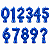 Vela Renew Glitter Azul - Imagem 1