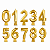 Vela Concept Metallic Dourado - Imagem 1