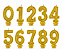 Vela Super Numero Dourado - Imagem 1