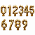 Vela Diamond Dourado - Imagem 1