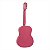 VIOLÃO ESTUDANTE PINK CLASSICO CORDAS DE NYLON TAMANHO 39' - Imagem 4