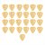 Pack 25 Palhetas Daddario Picks Cortex 1,25mm - Imagem 1