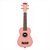 Ukulele Kala Flamingo Soprano Acustico Ukadelic Rosa - Imagem 1