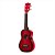 Ukulele Kala Soprano Red Burst Dolphin Acustico - Imagem 1