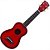 Ukulele Kala Soprano Red Burst Dolphin Acustico - Imagem 6