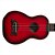 Ukulele Kala Soprano Red Burst Dolphin Acustico - Imagem 7