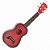 Ukulele Kala Soprano Red Burst Dolphin Acustico - Imagem 3