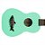 Ukulele Kala Soprano Surf Green Shark - Imagem 3