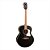 Violão Cort Cj Retro Preto Eletroacústico - Imagem 1