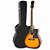 Violão EpiPhone Eletroacustico Aco Aj210ce Com Case Sunburst - Imagem 2