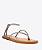 Schutz 995-Sandalia Salto Rasteiro S 21651 0016 0003 373-Strass - Imagem 2