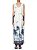 Farm 705-Vestido Longo 333207 Branco/Azul - Imagem 1