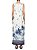Farm 705-Vestido Longo 333207 Branco/Azul - Imagem 3