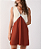 Vestido Curto Terracota Essence - Dress To - Imagem 1