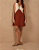 Vestido Curto Terracota Essence - Dress To - Imagem 5