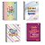 Caderno Universitário Capa Dura Happy Life 20 Matérias 320 Folhas B/A M/Pe - Imagem 1