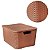 Organizador Rattan Com Tampa Arqplast 7 Lts Marrom 25587 - Imagem 2