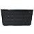 ORGANIZADOR RATTAN COM TAMPA 20 LITROS PRETO - Imagem 1