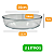 Assadeira Vidro Borossilicato Oval 3000Ml Eco24103 - Imagem 2