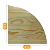 Prateleira Canto Madeira Pinus 30X30Cm Ecos Ske21815 - Imagem 2