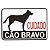 Placa Sinalização Cuidado Cão Bravo 20X30 Ps22 - Imagem 1