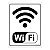 Placa Sinalização Wi-Fi Ps87 - Imagem 1