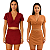 Conjunto Crepe Gola V Lojas Kdin - Imagem 1