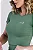 Top Feminino Verde Herbal Poliamida Alta Compressão Epulari - Imagem 4