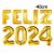 BALÃO METALIZADO FELIZ 2024 - Imagem 3