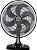 Ventilador De Mesa Turbo Preto 50Cm 6 Pás Oscilante Ventisol 127V - Imagem 3
